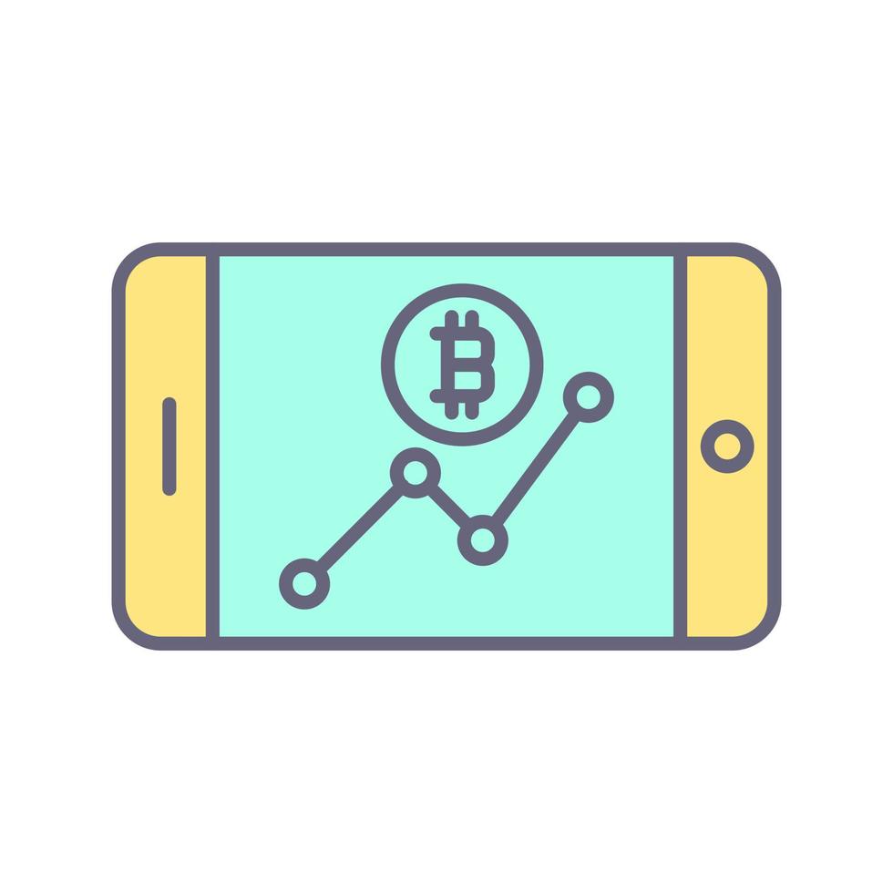 Line Chart Vector Icon
