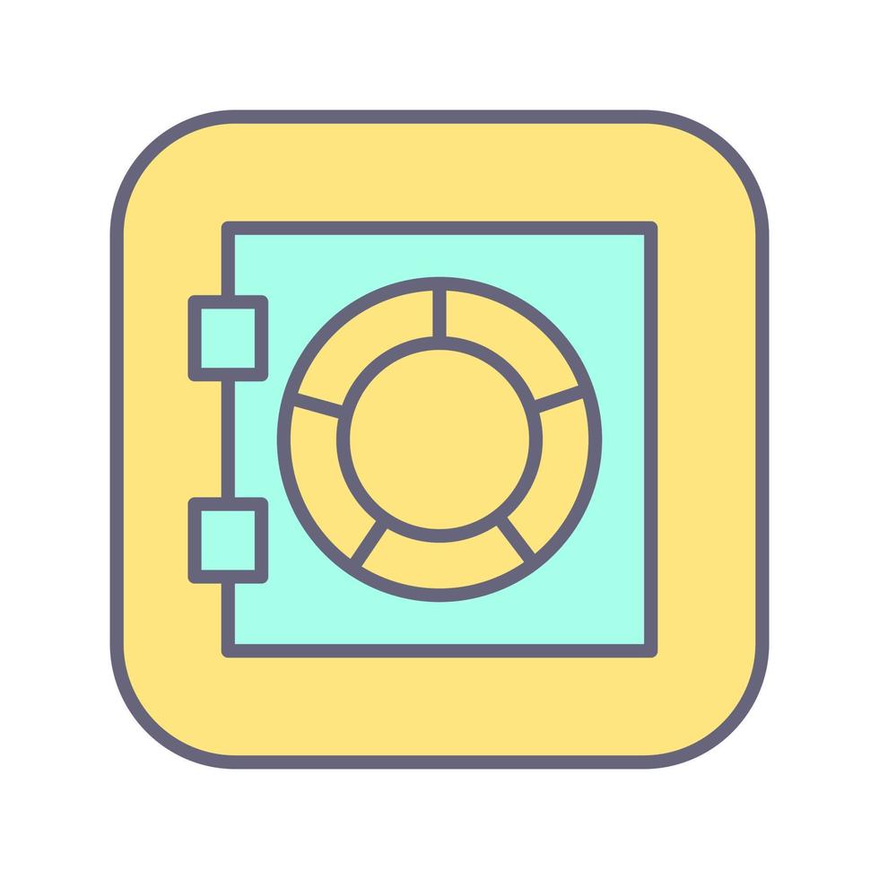 Safe Box Vector Icon