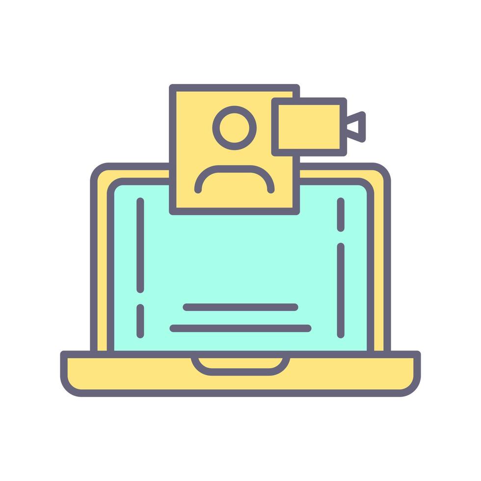 Video Call Vector Icon