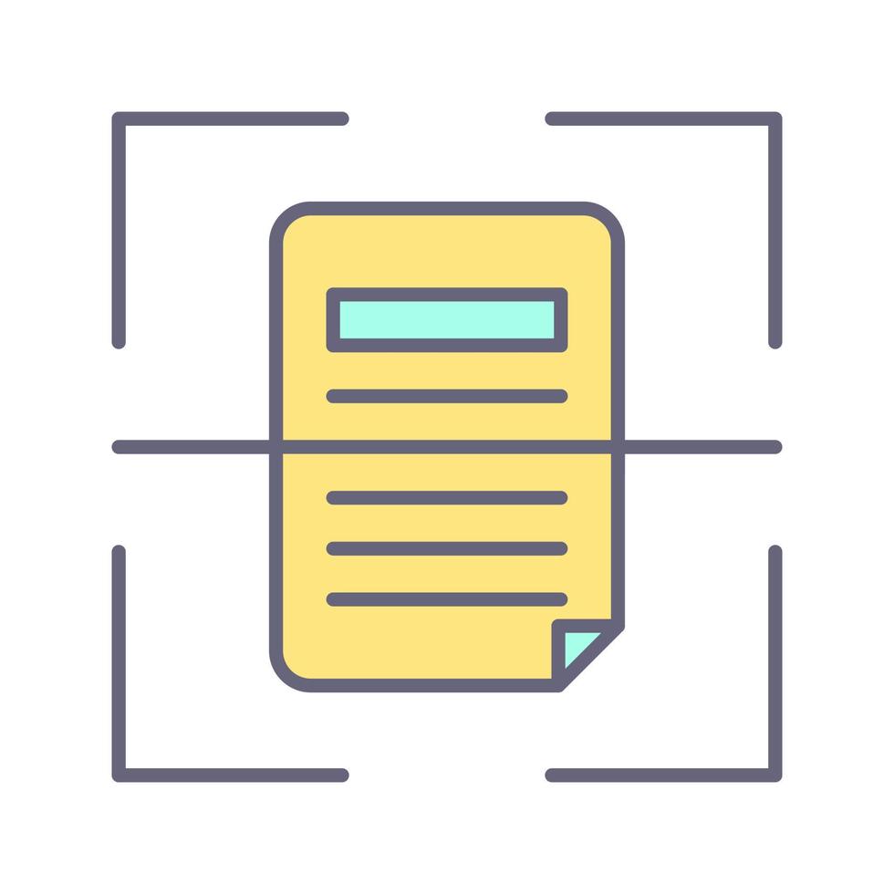Scan Vector Icon