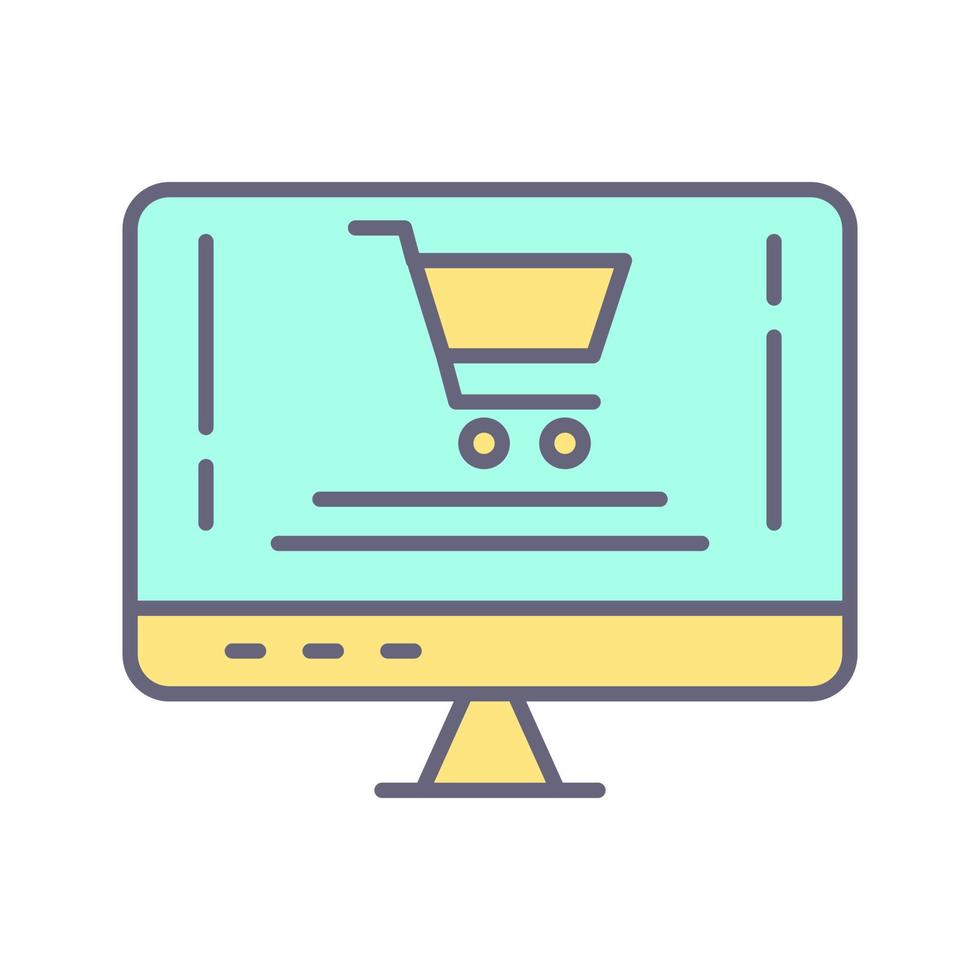 Online Shopping Vector Icon