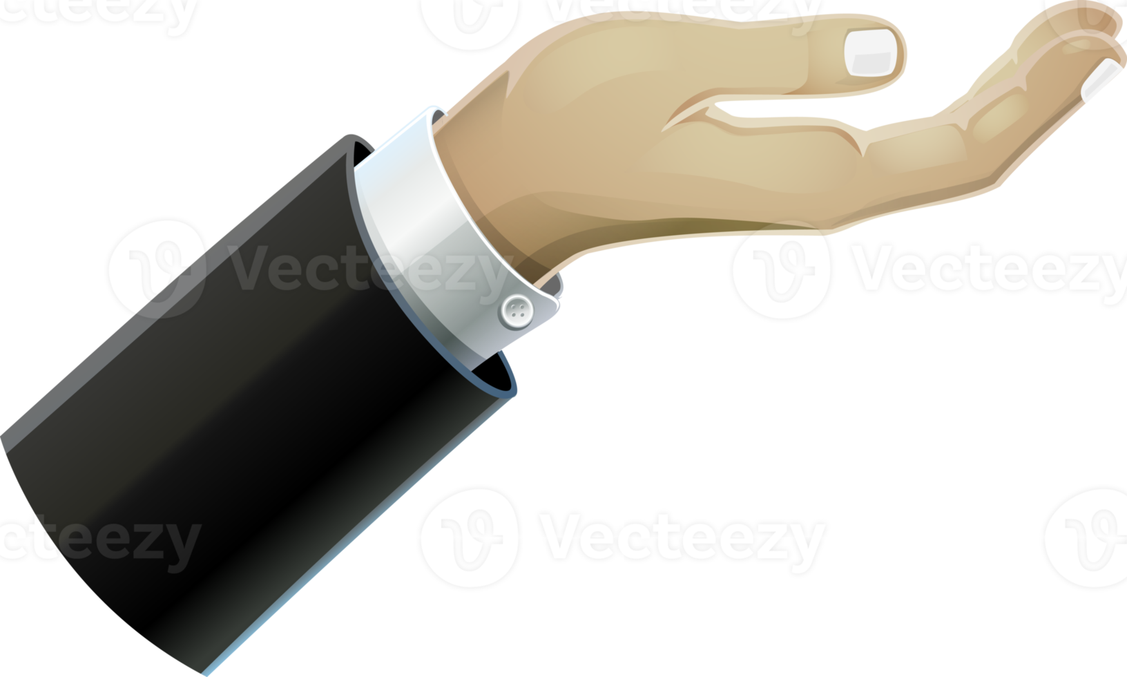 Business man hand png