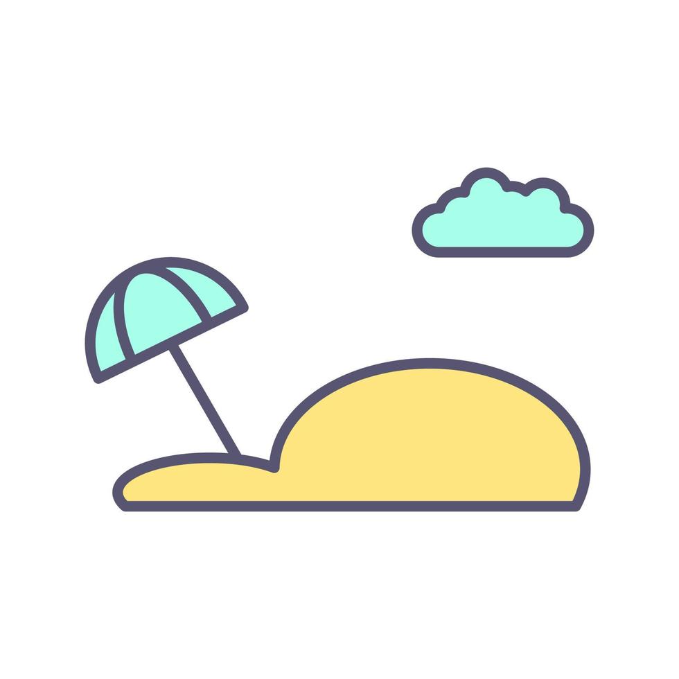 Beach Vector Icon