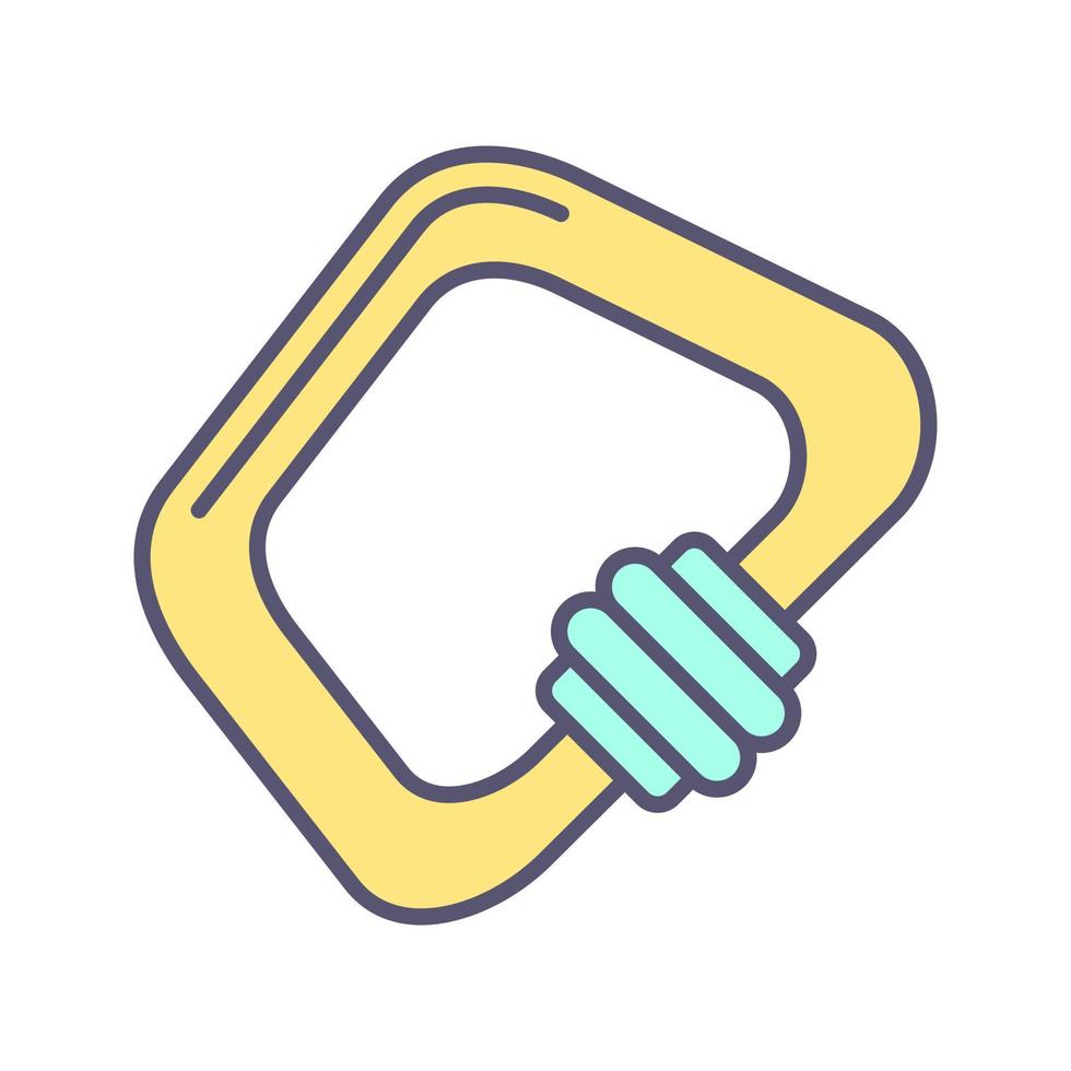 Carabiner Vector Icon