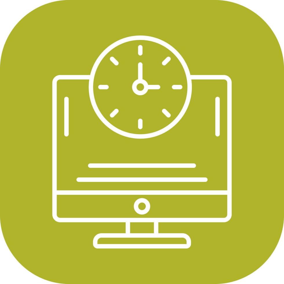 Online Time Vector Icon