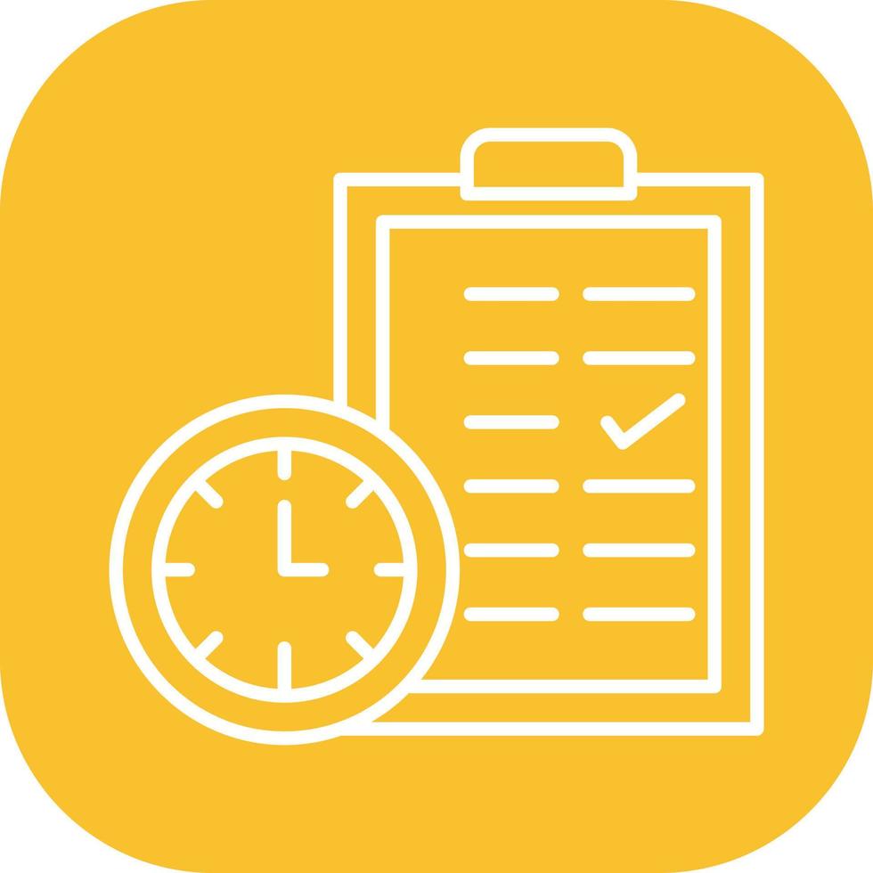 Time Planing Vector Icon