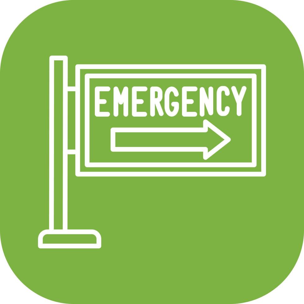 Emergency Sign Vector Icon