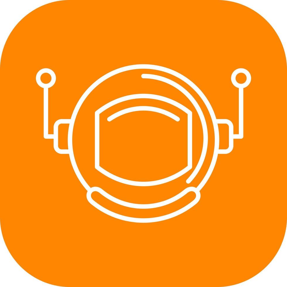 Astronaut Helmate Vector Icon