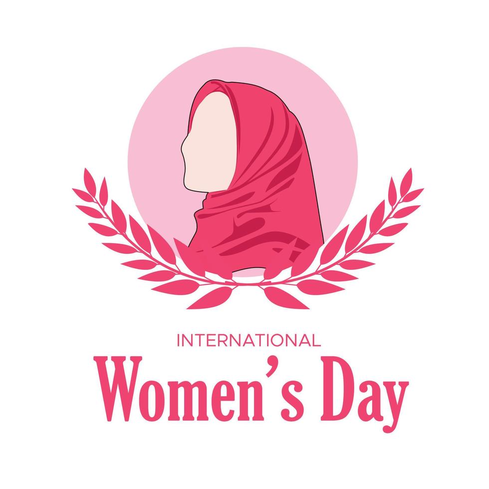 international woman's day vector design