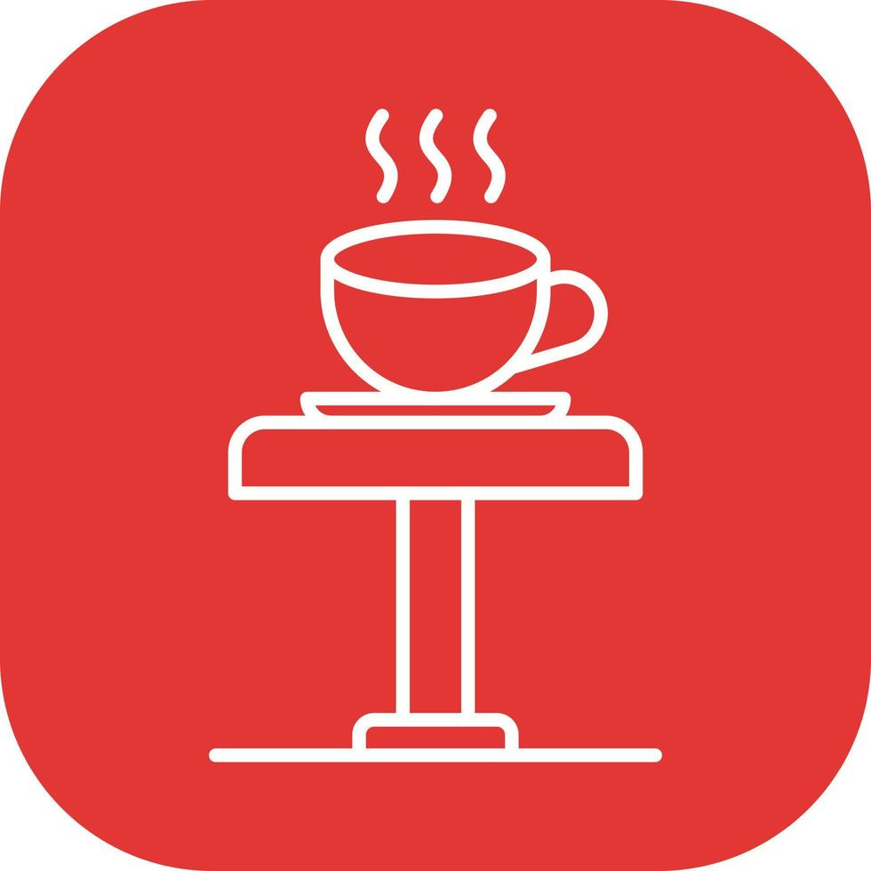 Coffee Table Vector Icon