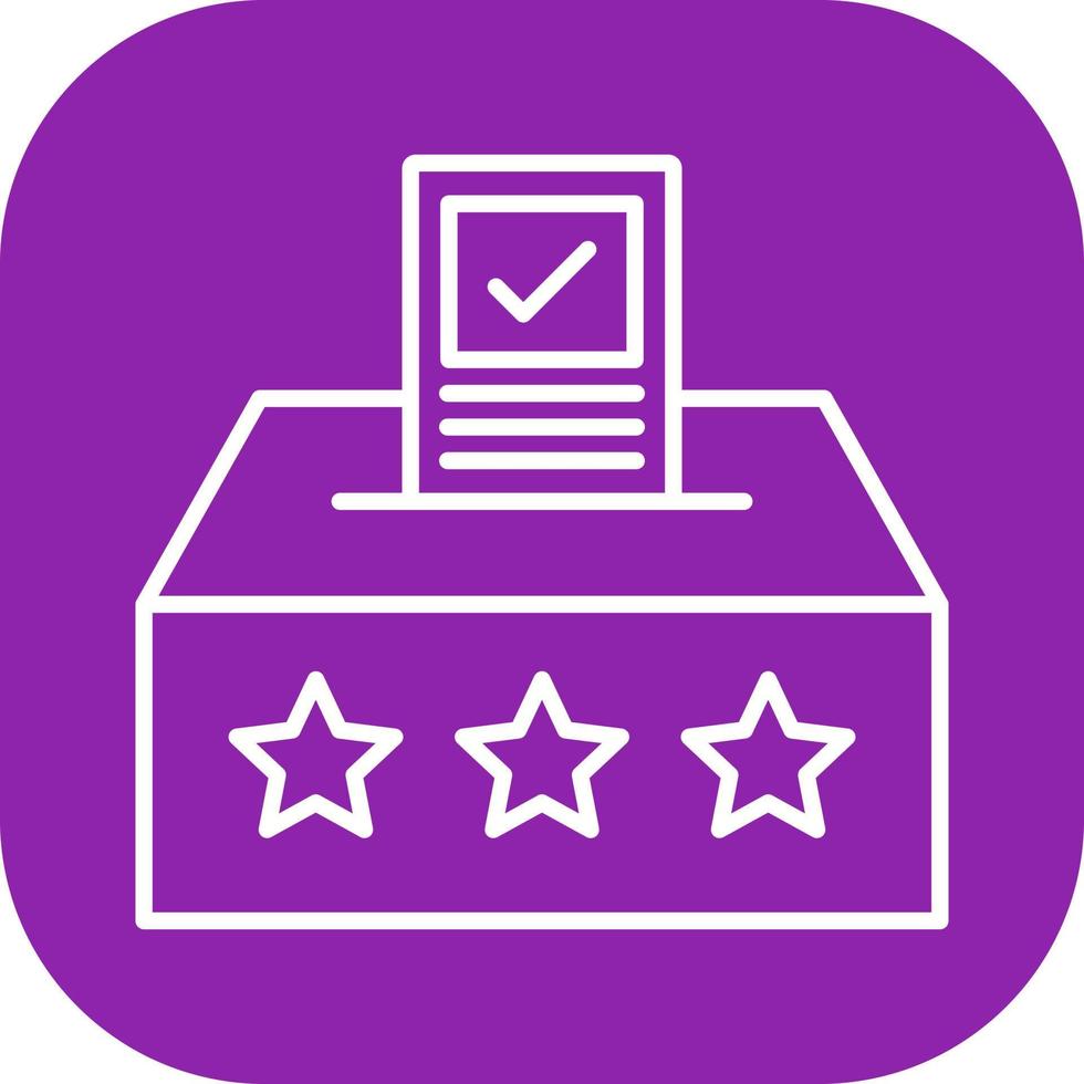 Ballot Vector Icon
