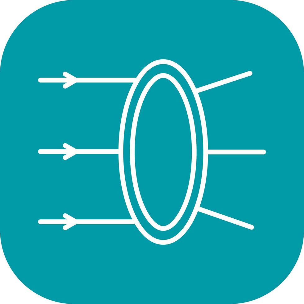 Refraction Vector Icon