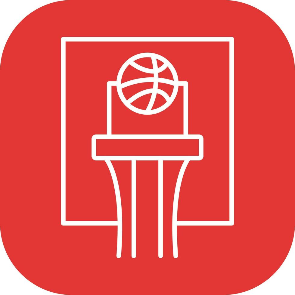 icono de vector de baloncesto