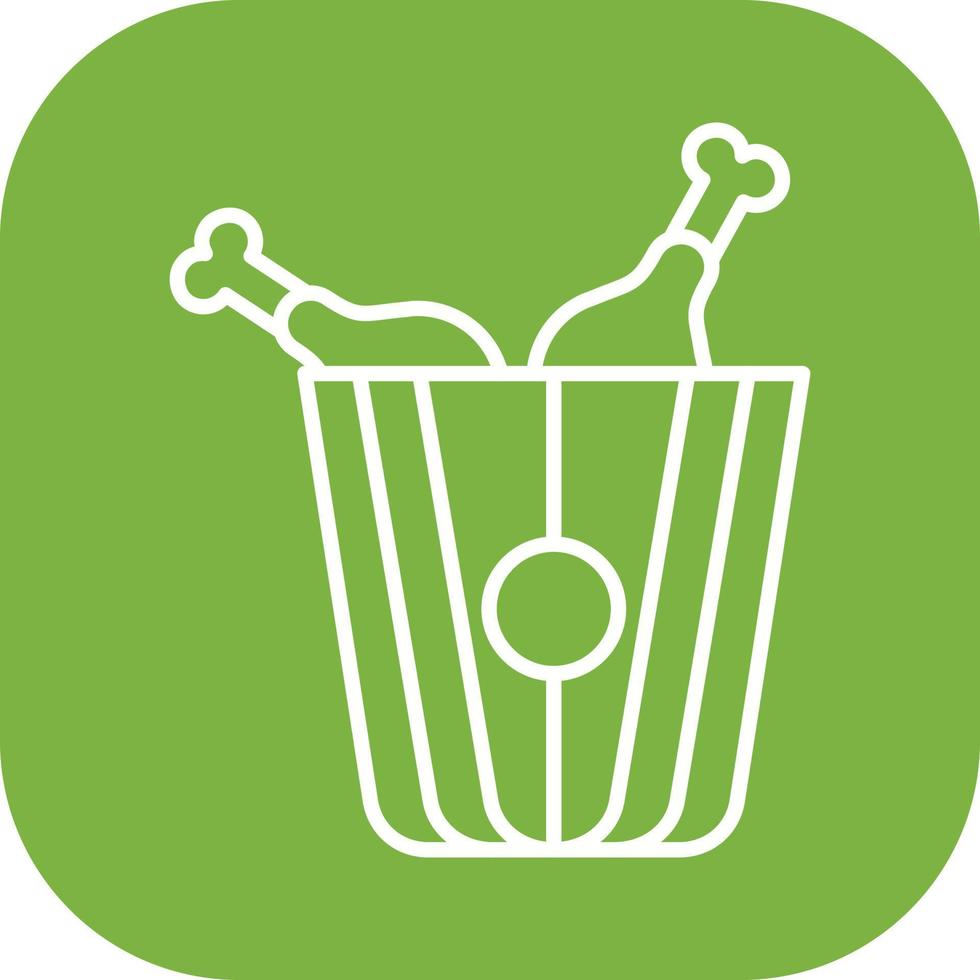 Fried Chicken Vector Icon