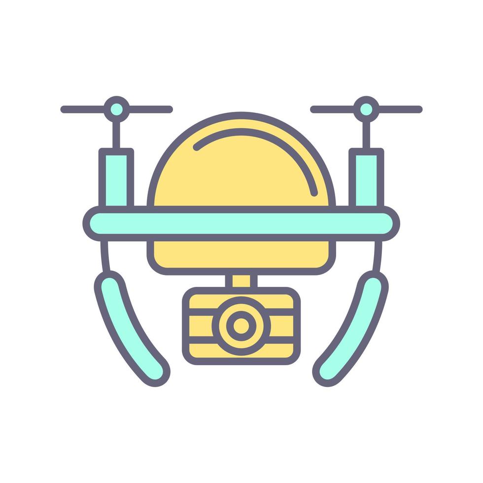 Camera Drone Vector Icon