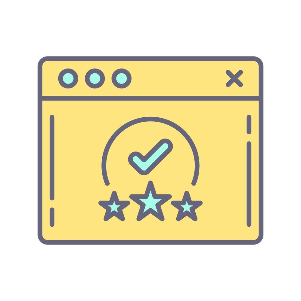 Rating Vector Icon