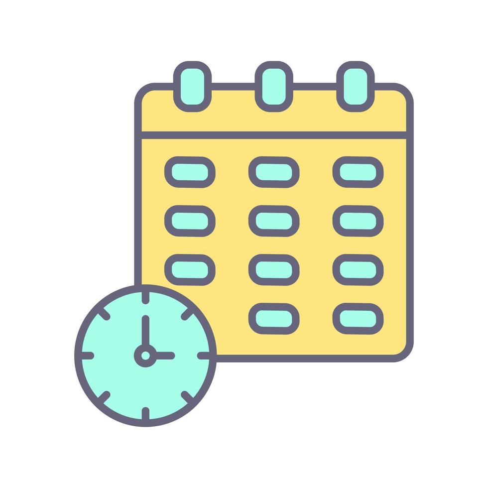 icono de vector de calendario