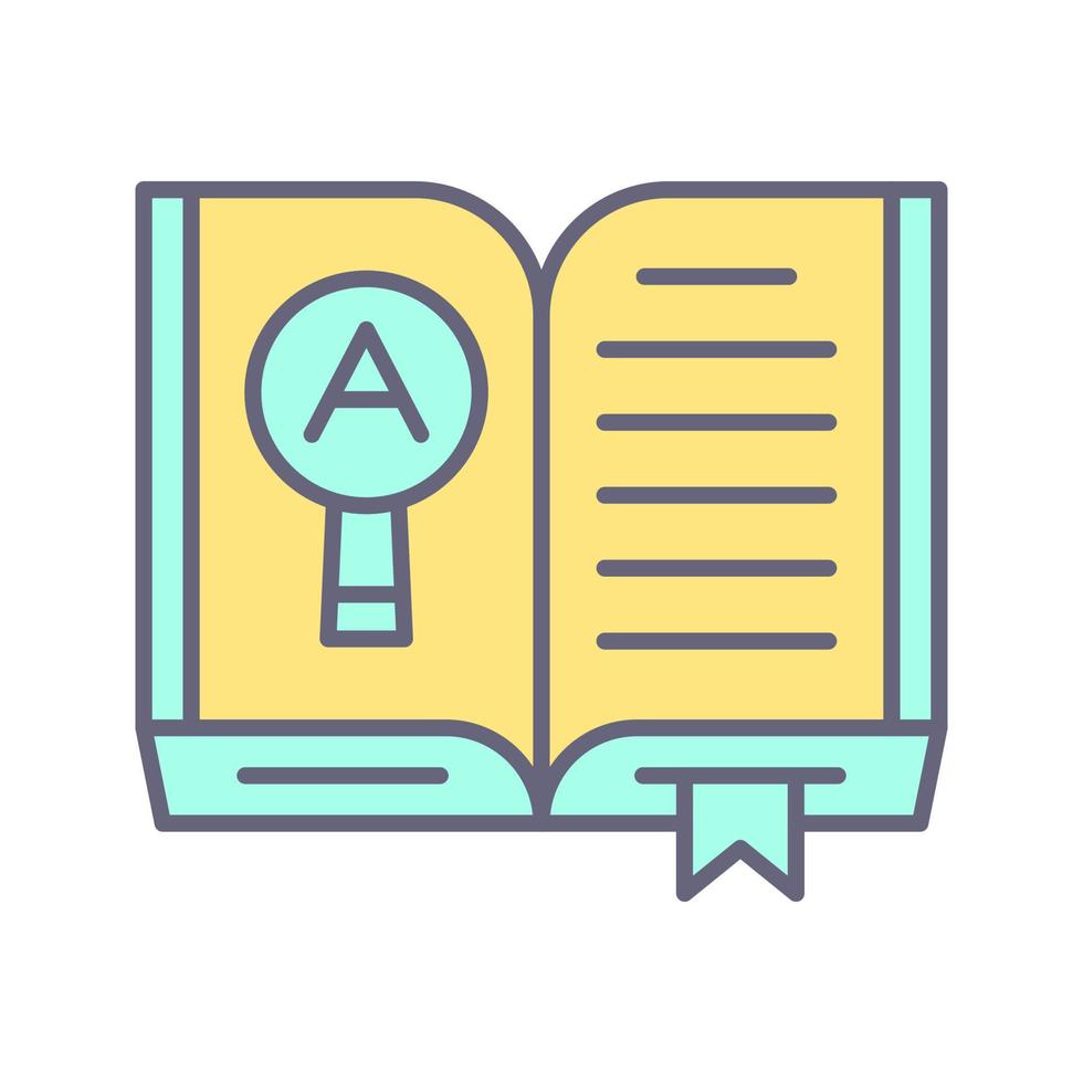 Open Book Vector Icon