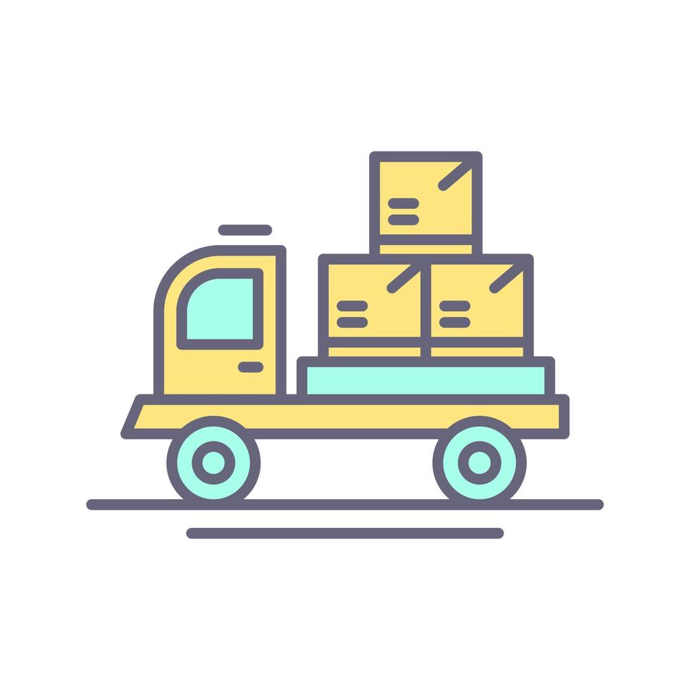 Delivery Truck Vector Icon