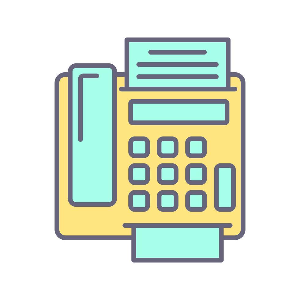 fax Machine Vector Icon