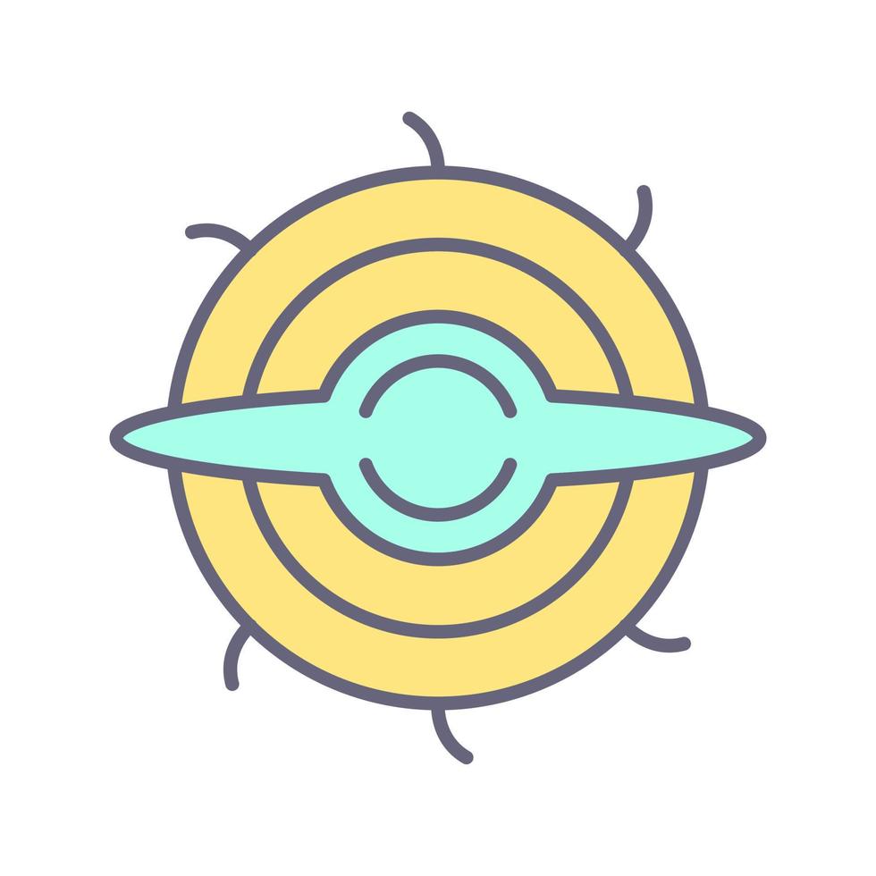 Black Hole Vector Icon