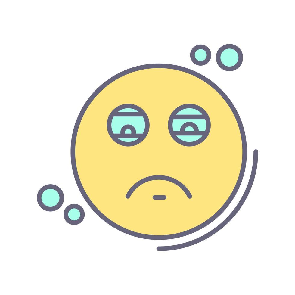 Tired Vector Icon