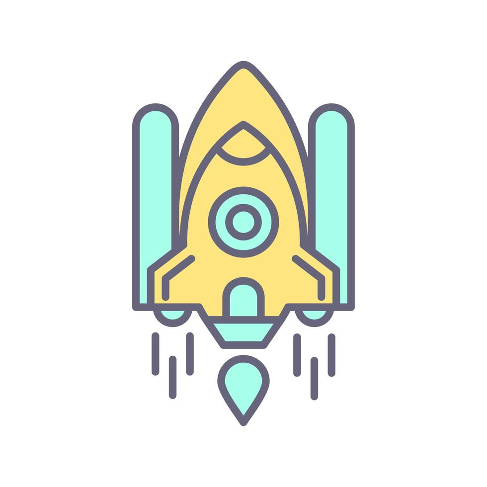 Space Shuttle Vector Icon