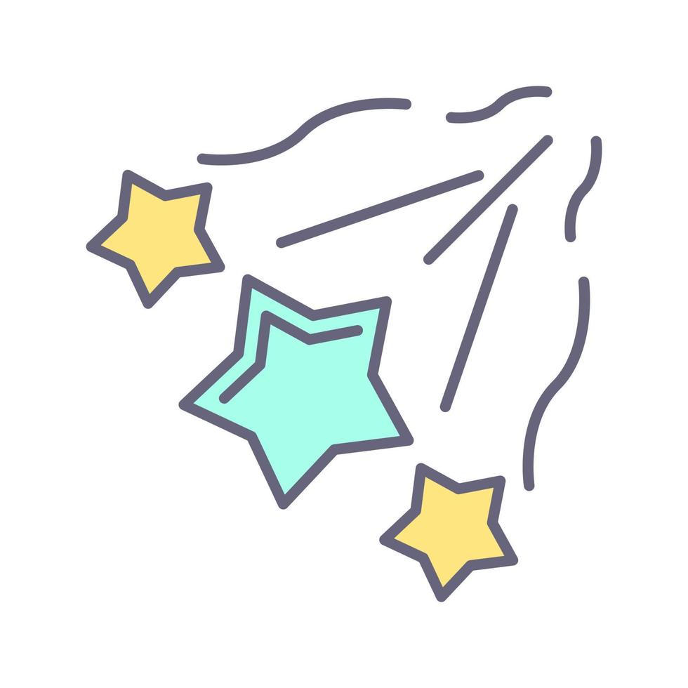 Falling Stars Vector Icon