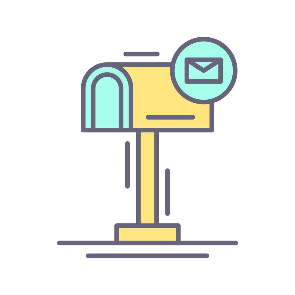 Mail Box Vector Icon