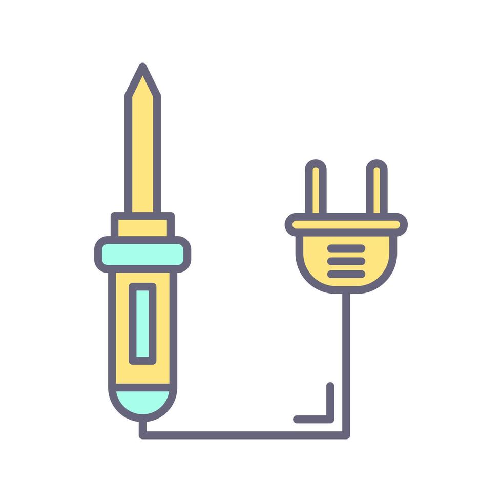 Soldering Iron Vector Icon