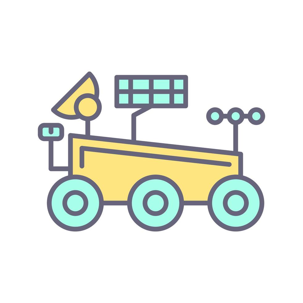 Mars Rover Vector Icon