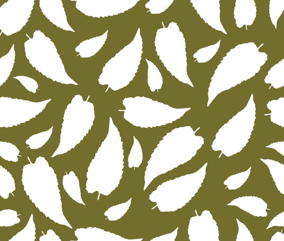 Menthol leaf seamless pattern design, for background, layout vector