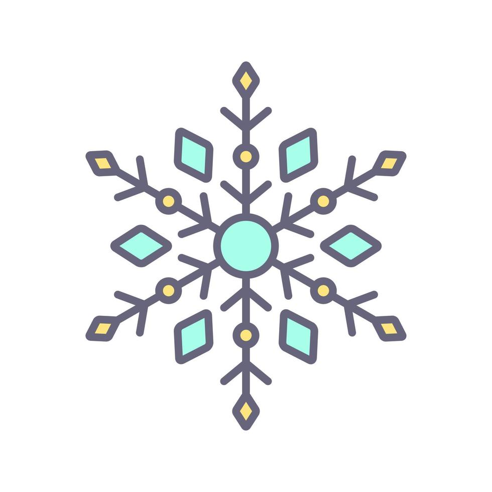 Snow Flake Vector Icon