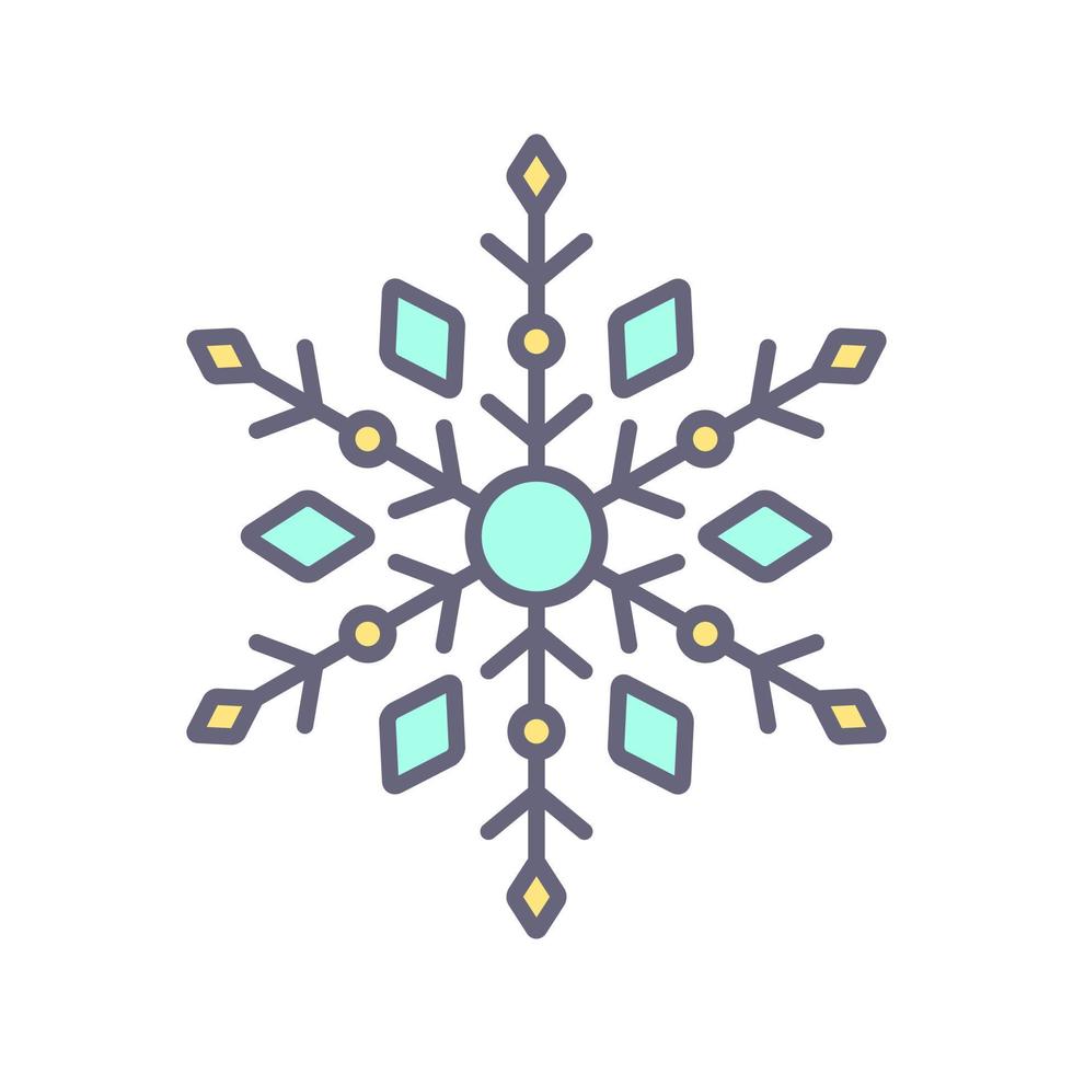 Snow Flake Vector Icon