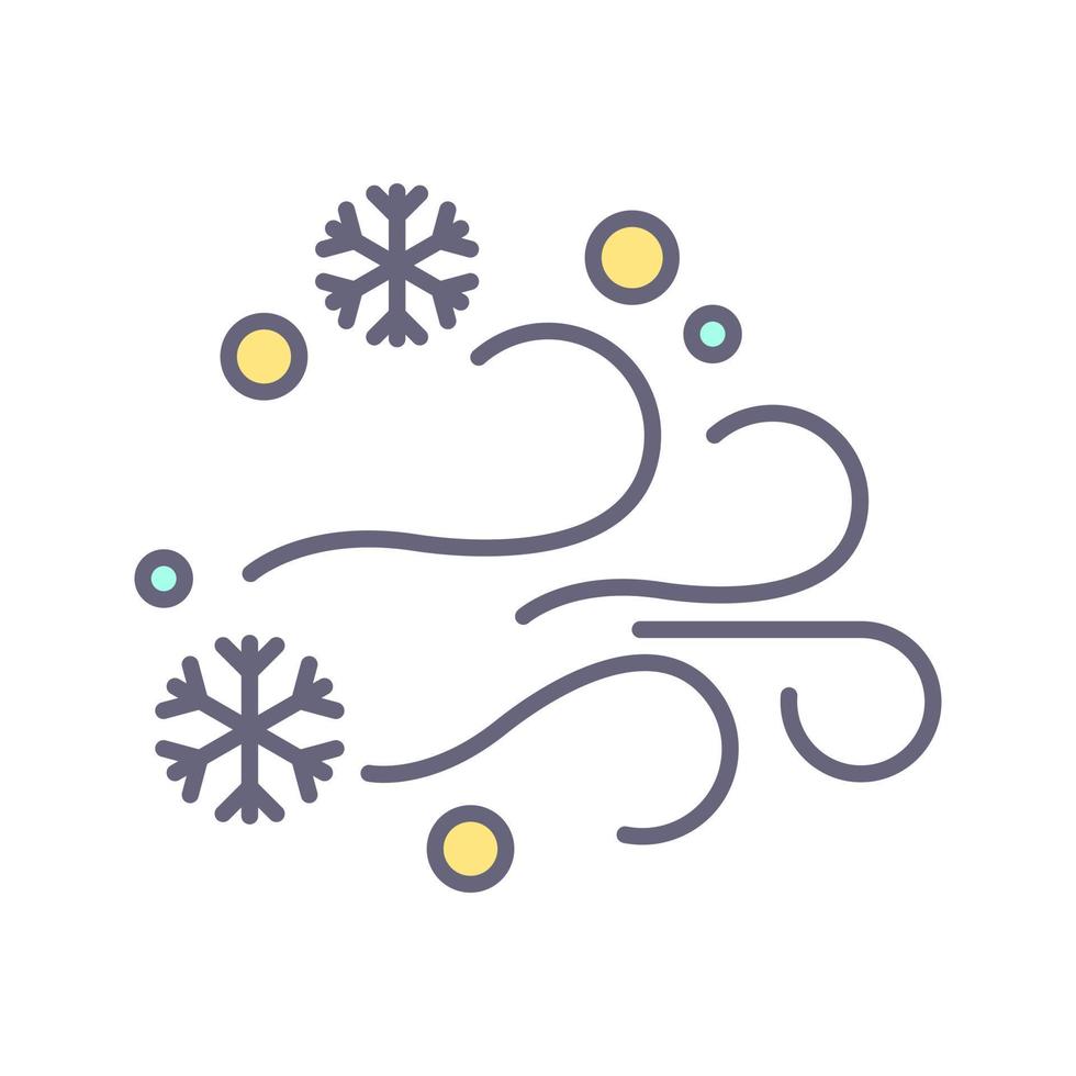 Blizzard Vector Icon