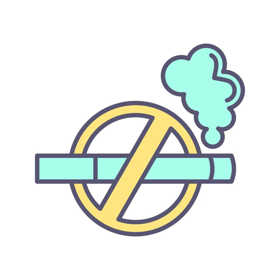 No Tobacco Vector Icon