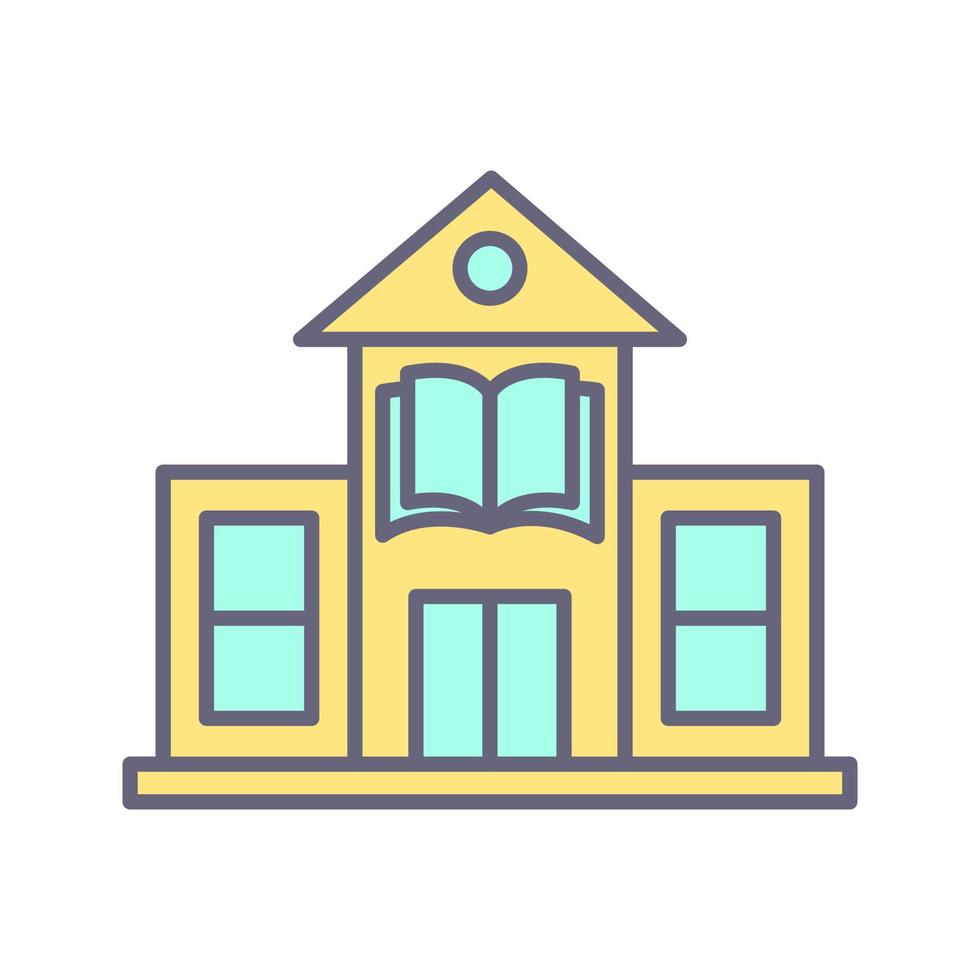Library Building Vector Icon