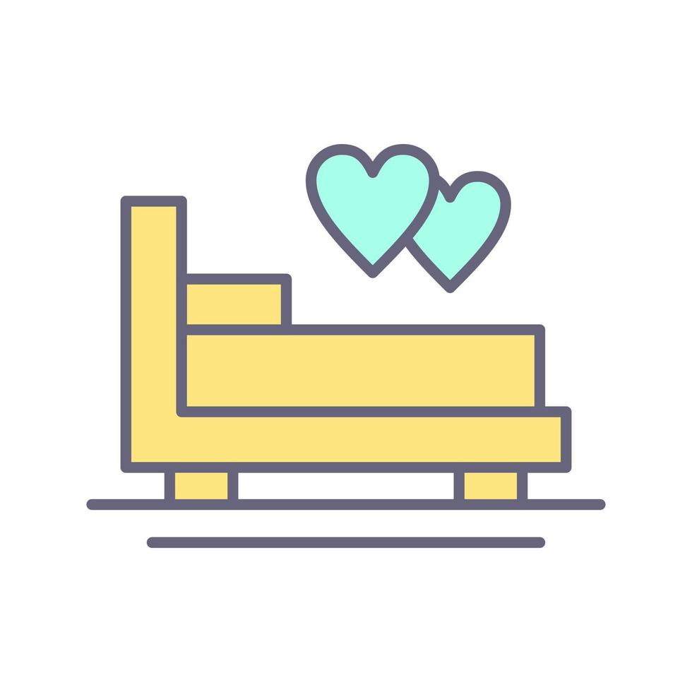 Honeymoon Vector Icon