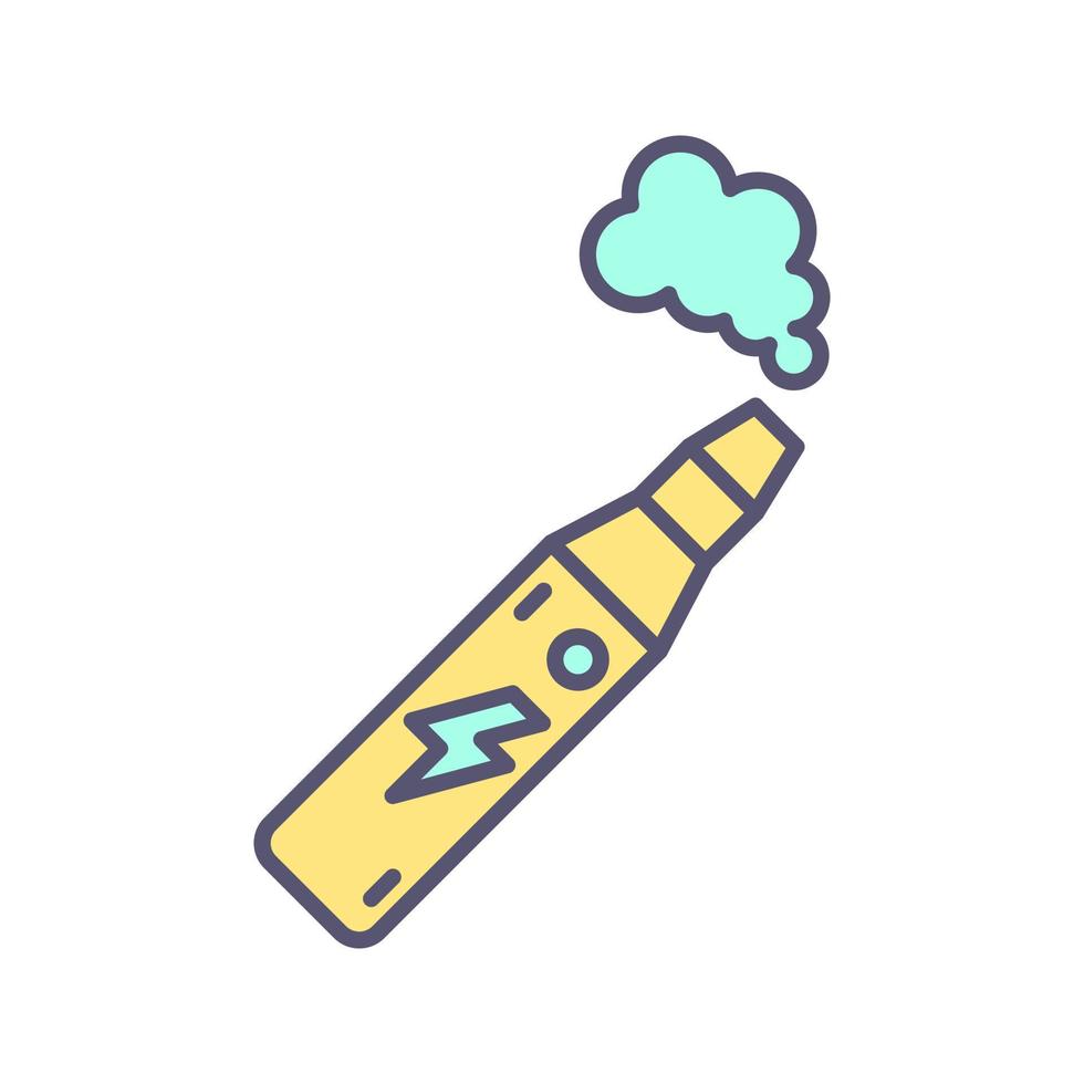 Electronic Cigarette Vector Icon