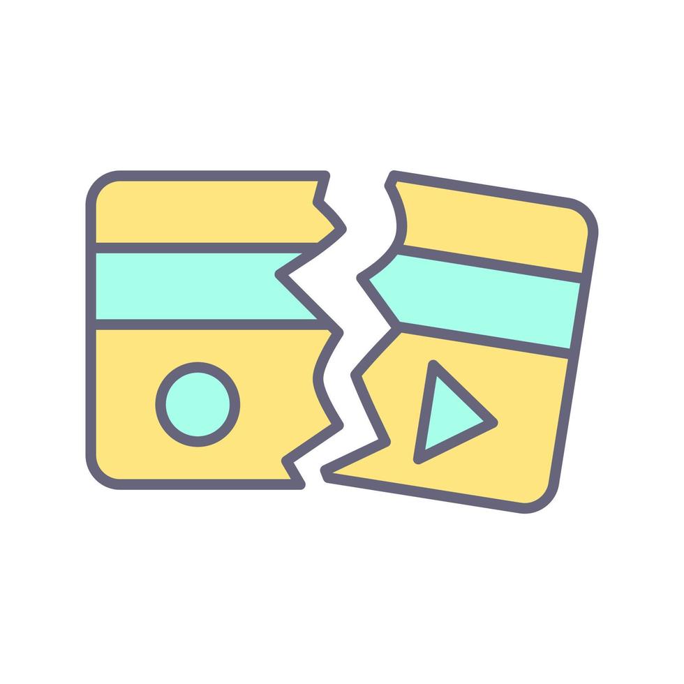 Broken Vector Icon 18895319 Vector Art at Vecteezy