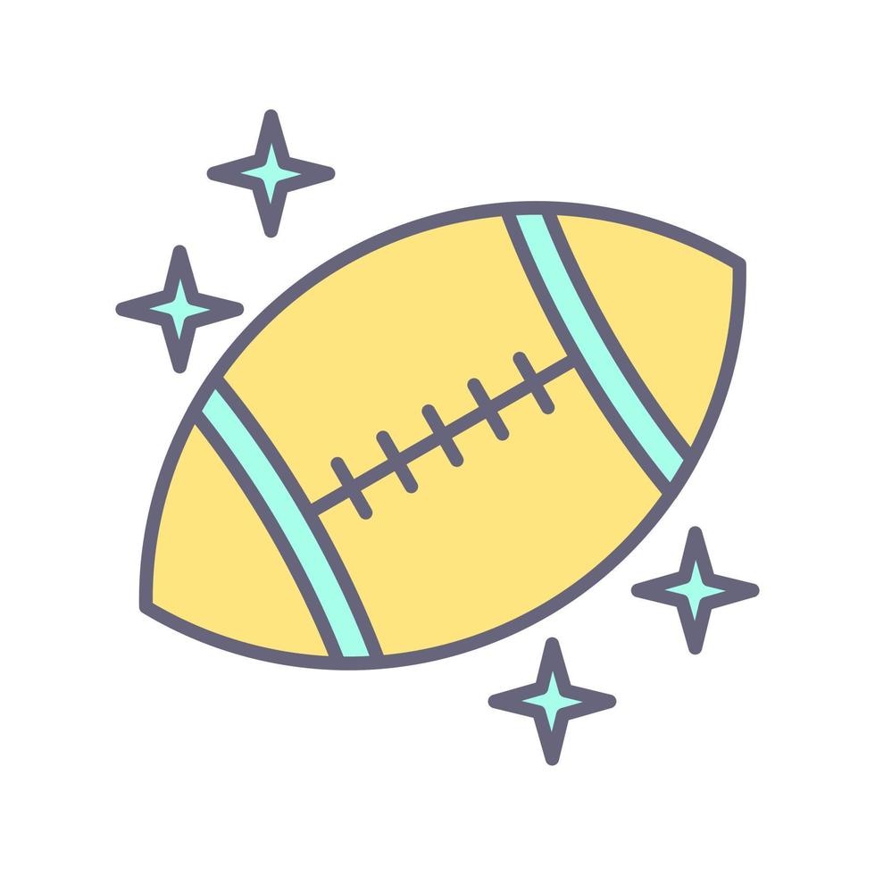 Rugby Vector Icon