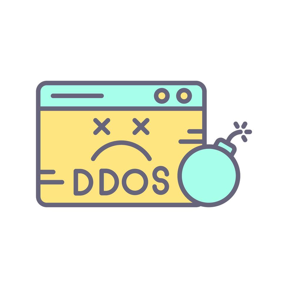 Ddos Vector Icon