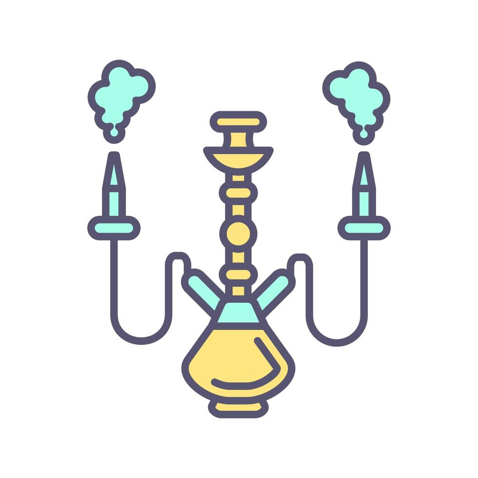 icono de vector de cachimba