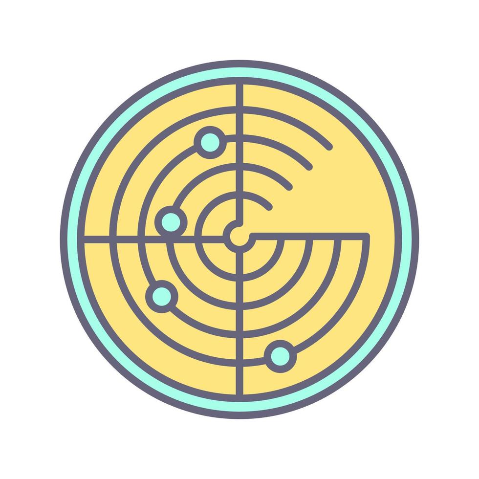 Radar Vector Icon