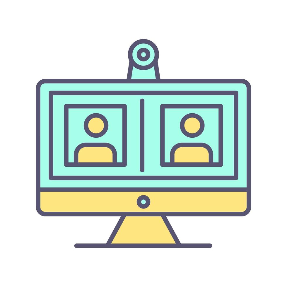 Videocall Vector Icon