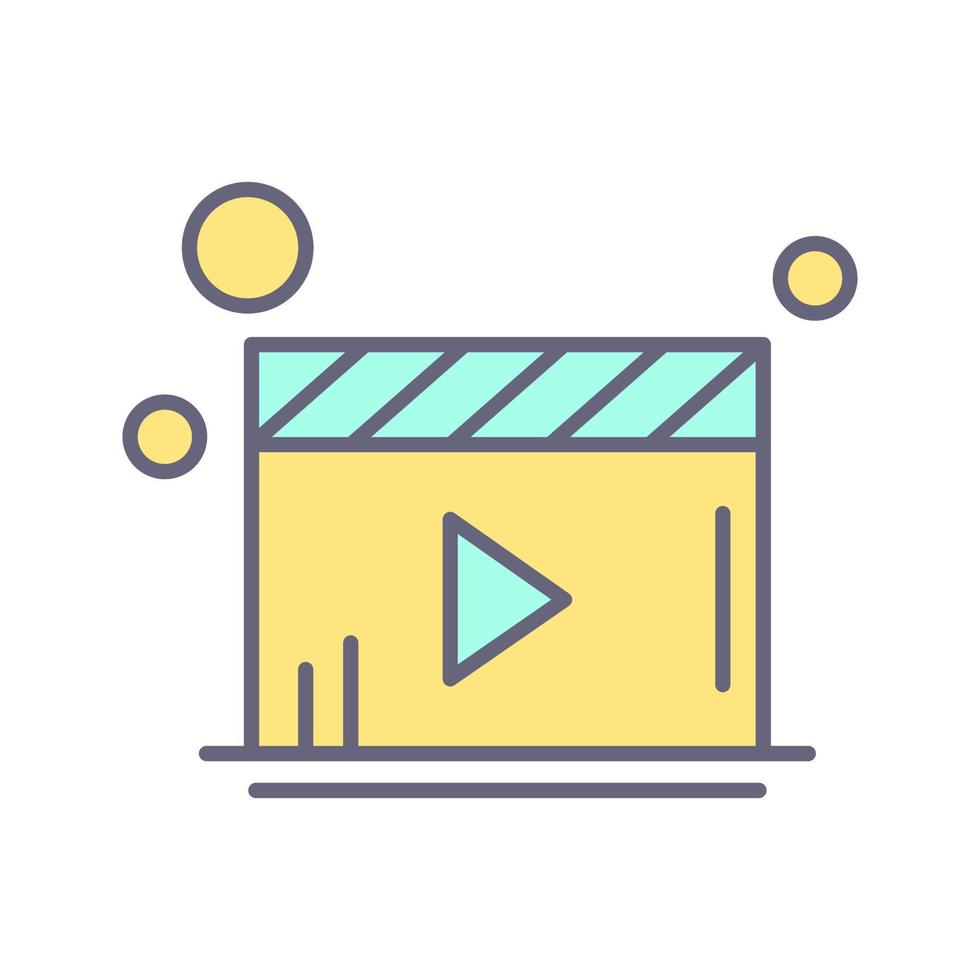 Video Player Vector Icon
