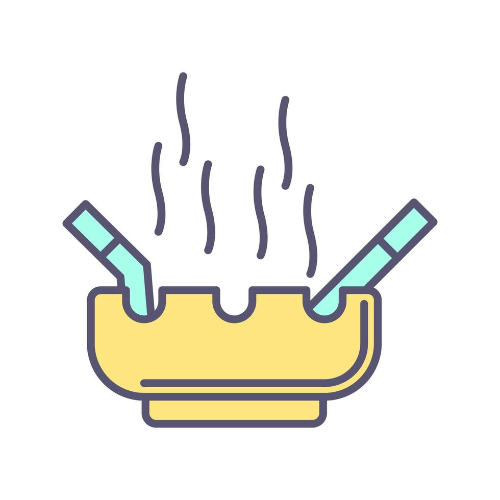 Ashtray Vector Icon