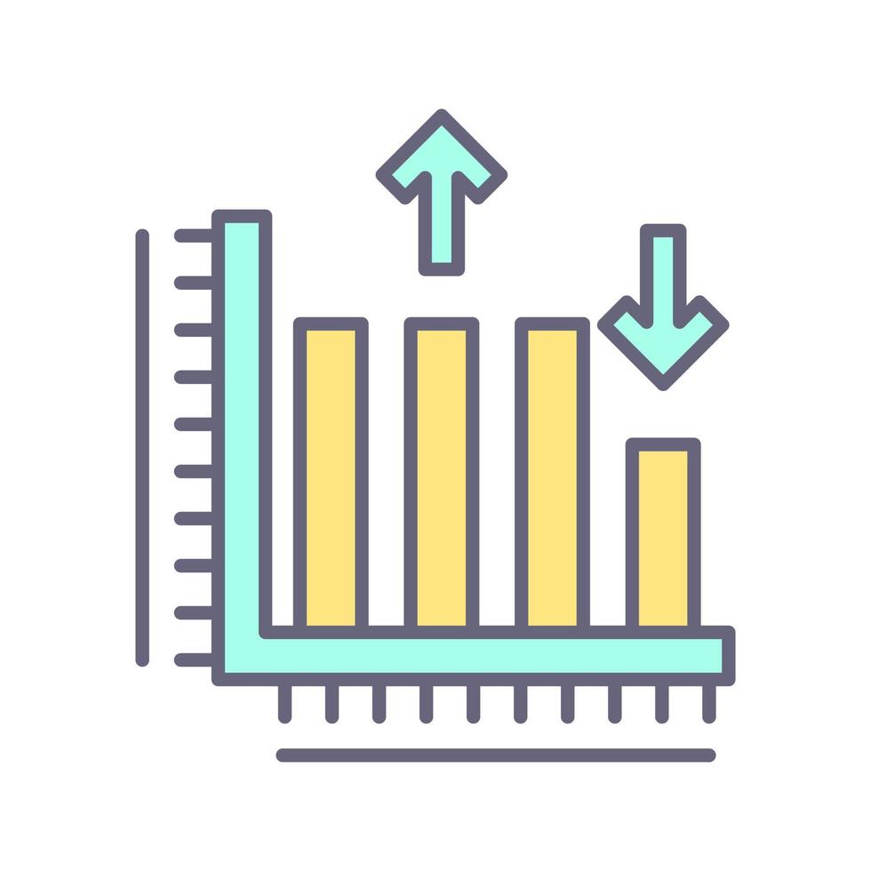 Bar Graph Vector Icon