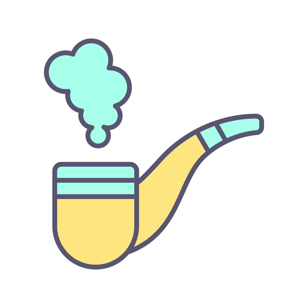 Smoke Pipe Vector Icon