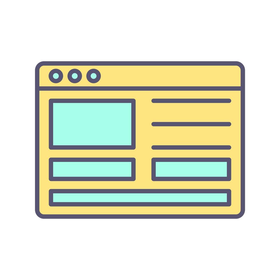 Web Design Vector Icon